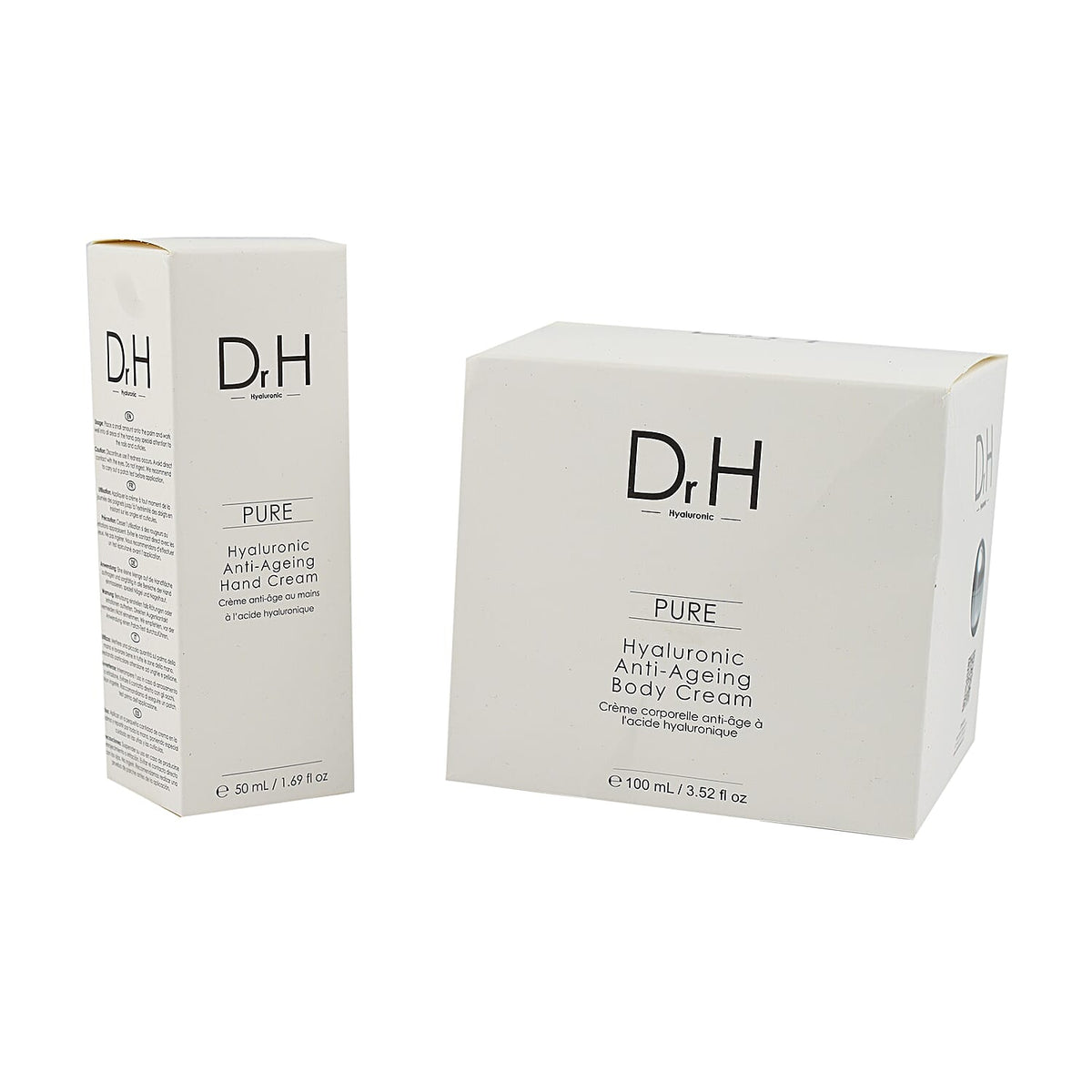 Dr H Hyaluronic Acid Anti-Ageing Body Cream 100ml and Hand Cream 50ml Duo 7689937 5