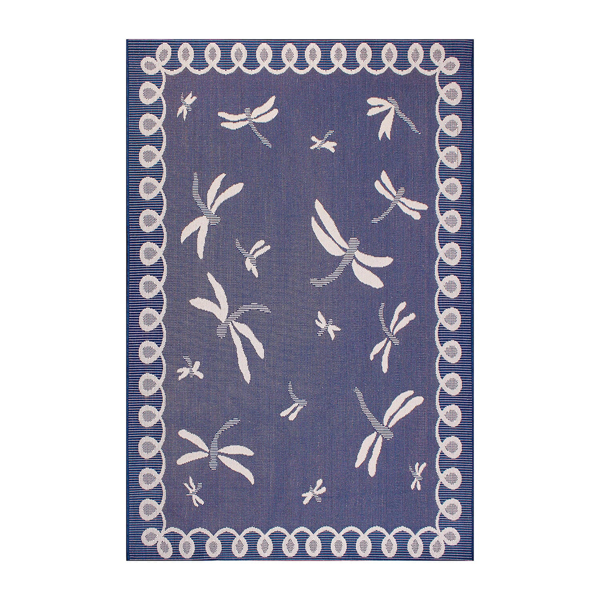 Dragonfly Woven Outdoor Rug Blue (Size 120x170) 7798654 4