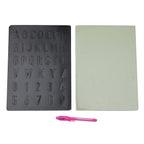 Drawing Board A4 (includes 1KT Board, 1 Pen - 1 Letter Board), (Size 28x20 Cm)