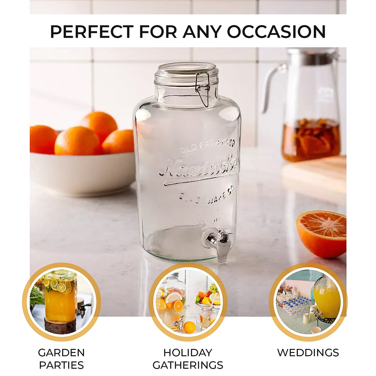 Gusta Drink Dispenser Jar (8L) 7564922 2