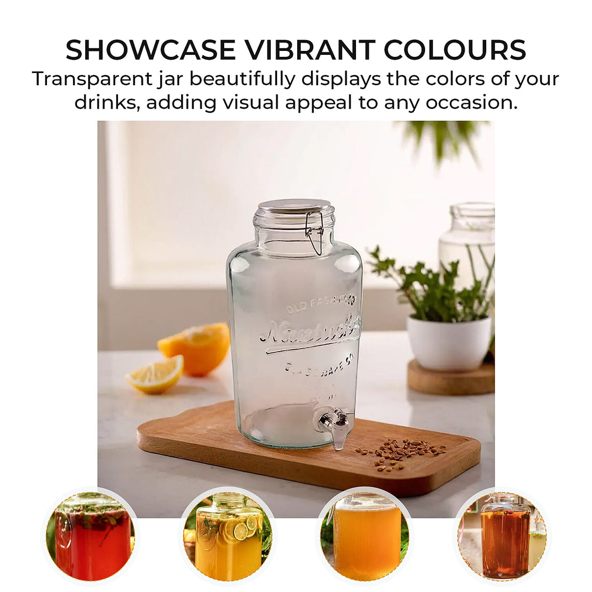 Gusta Drink Dispenser Jar (8L) 7564922 3
