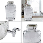Drink Dispenser Jar with 8L Capacity (Size 36x21x21 cm)