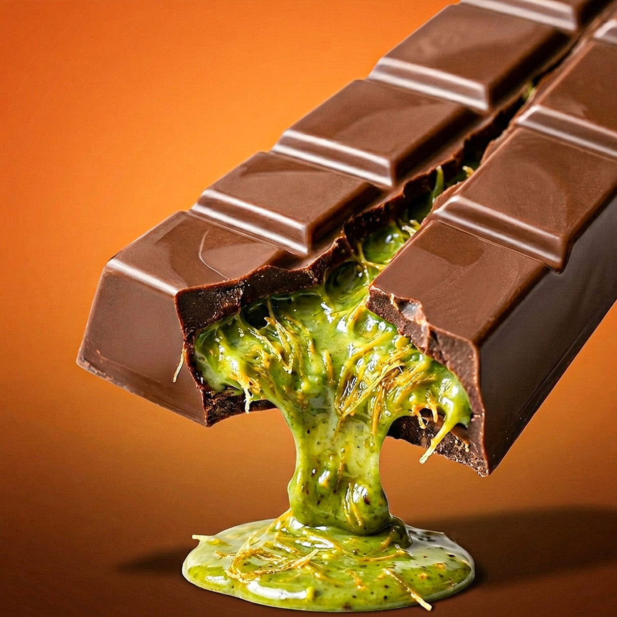Dripz Dubai Pistachio Kunafa Chocolate (120g). 8363841 4