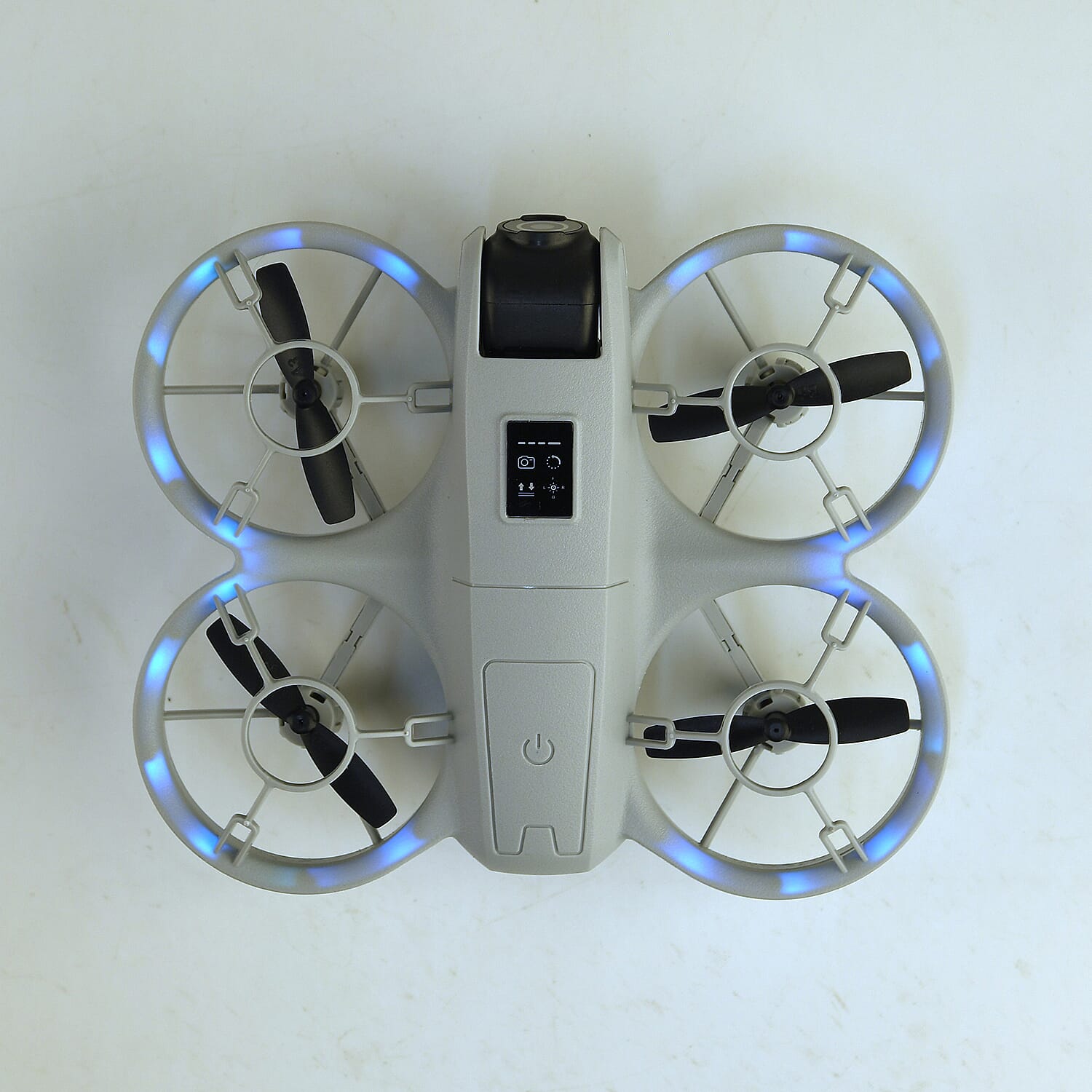 Mini Aerial Drone with Dual-Camera &amp; Obstacle Avoidance for Indoor, Outdoor Flying - Grey V32529801 6
