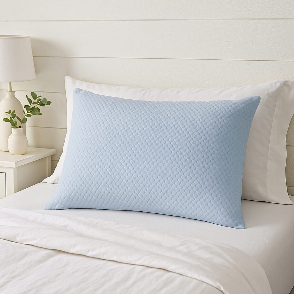 Dual-Sided Cooling Pillowcase With Zipper (Machine Washable)