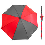 Dunlop Automatic Open Close Umbrella - Grey & Red