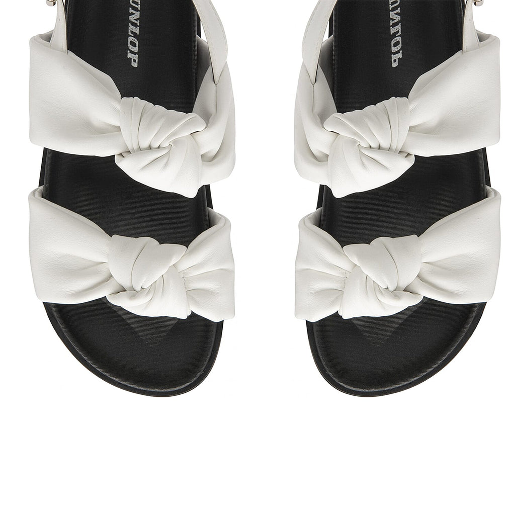 Dunlop Billie Open Toe Sandal (Size 3) - White
