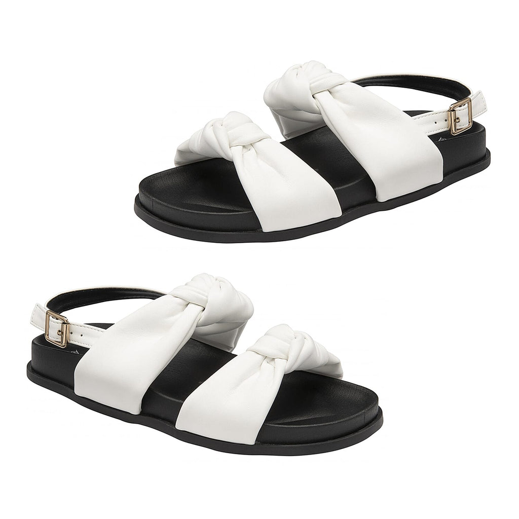 Dunlop Billie Open Toe Sandal (Size 3) - White