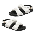 Dunlop Billie Open Toe Sandal (Size 3) - White