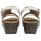 Dunlop Blair Wedge Open-Toe Sandals (Size 5) - White
