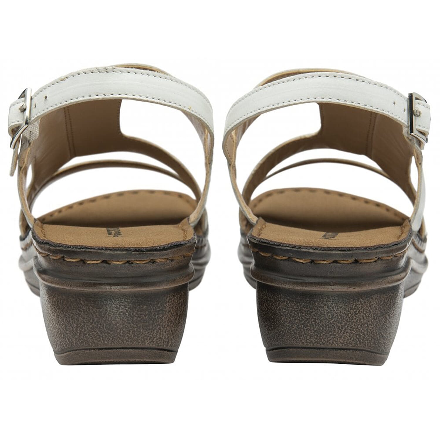Dunlop Blair Wedge Open-Toe Sandals (Size 5) - White 8211885 2