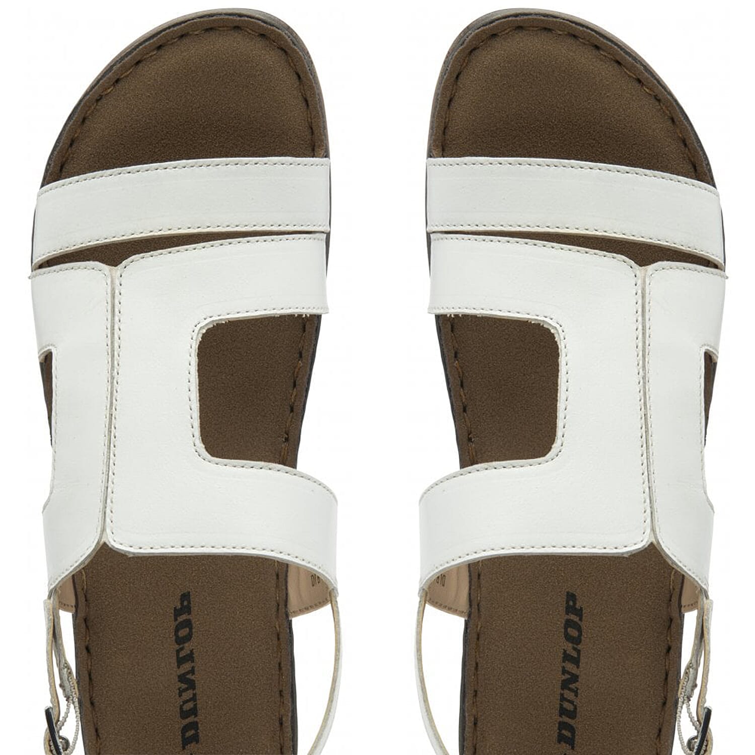 Dunlop Blair Wedge Open-Toe Sandals (Size 5) - White 8211885 3