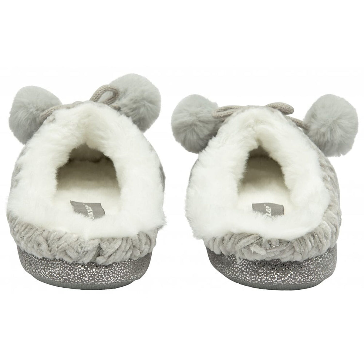 Dunlop Grace Mule Slippers (Size 4) - Grey 8283727 2