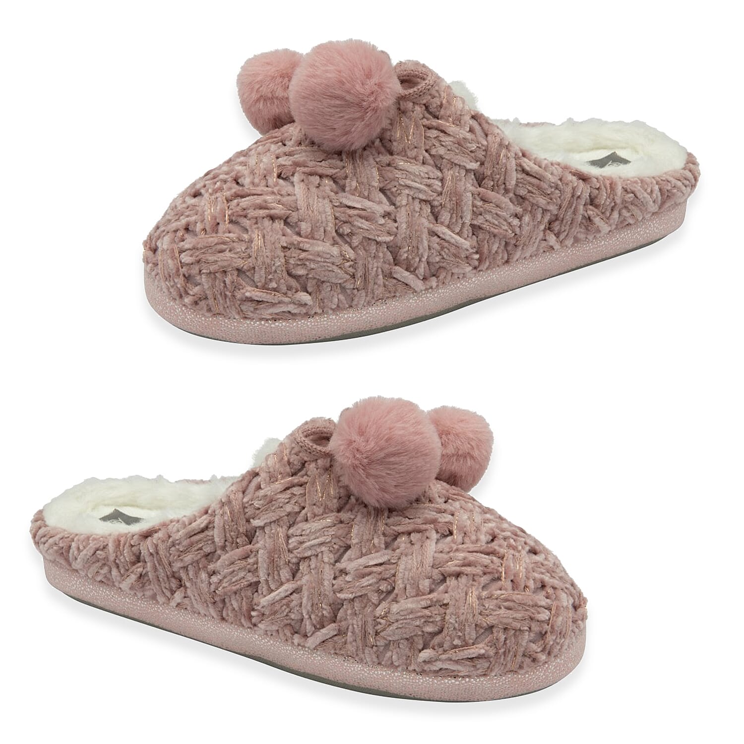 Dunlop Grace Mule Slippers (Size 7) - Pink 8283724 0