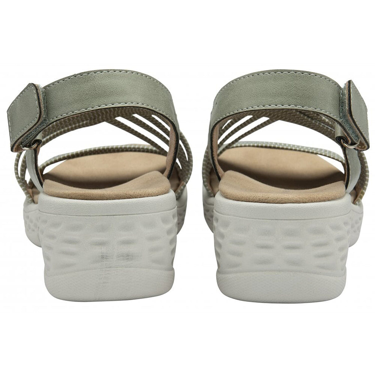 Dunlop Women's Trish Comfortable Wedge Sandal (Size 3) - Sage Green 8227272 1