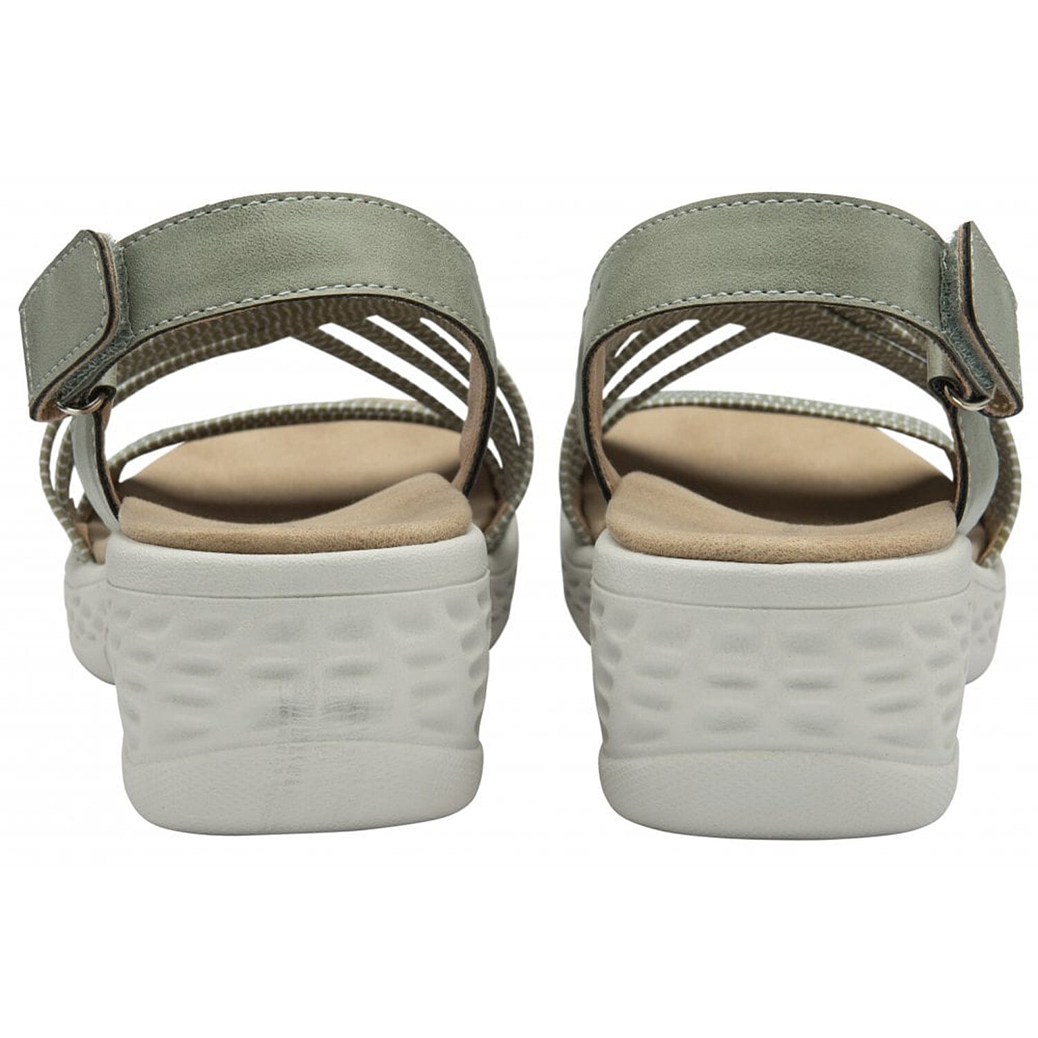 Dunlop Women's Trish Comfortable Wedge Sandal (Size 3) - Sage Green 8227272 1