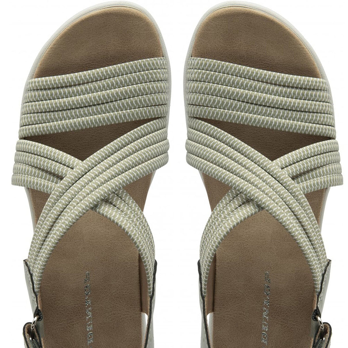 Dunlop Women's Trish Comfortable Wedge Sandal (Size 3) - Sage Green 8227272 2