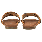 Dunlop Savannah Strappy Sliders Sandals (Size 4) - Tan