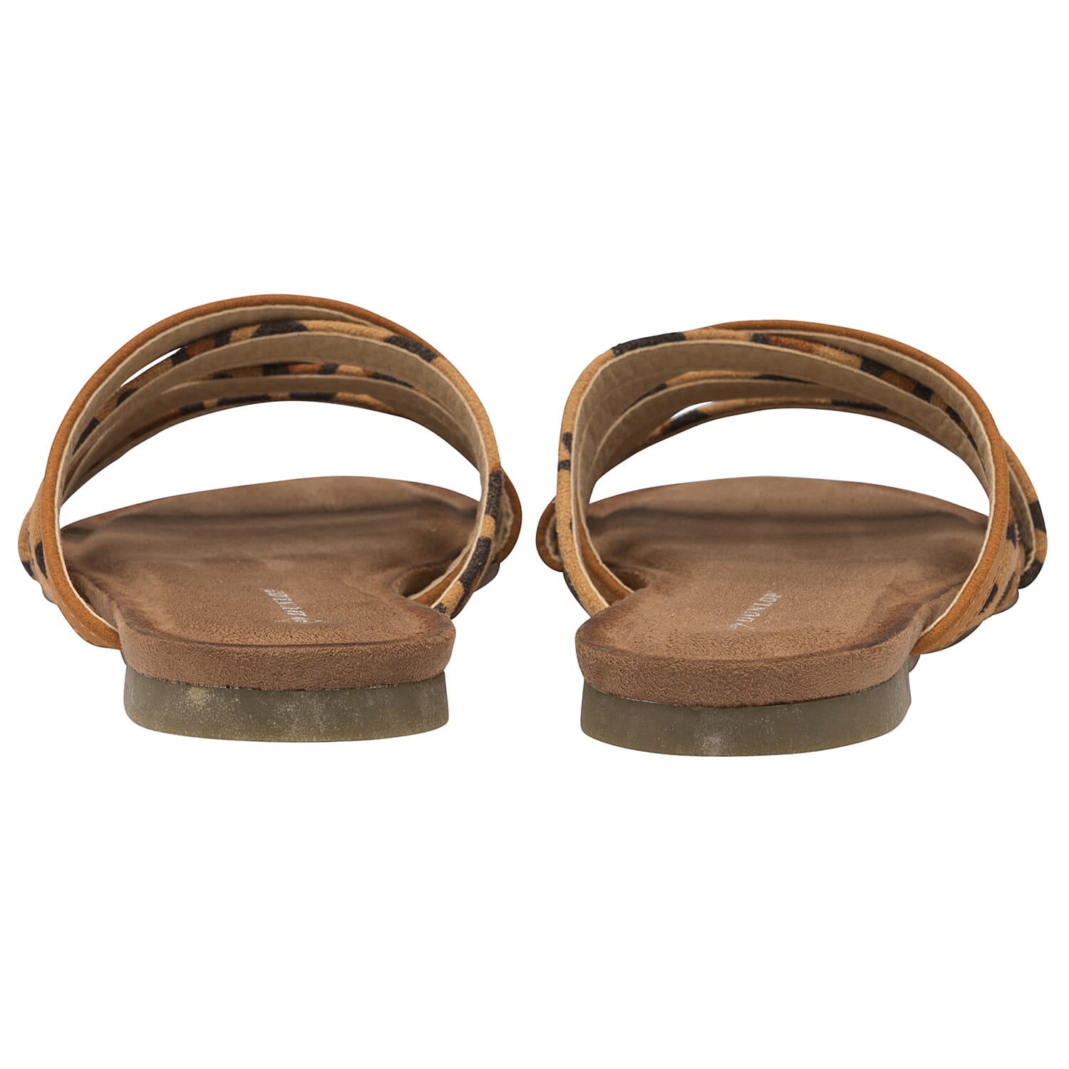 Dunlop Savannah Strappy Sliders Sandals - Tan 7128874 1