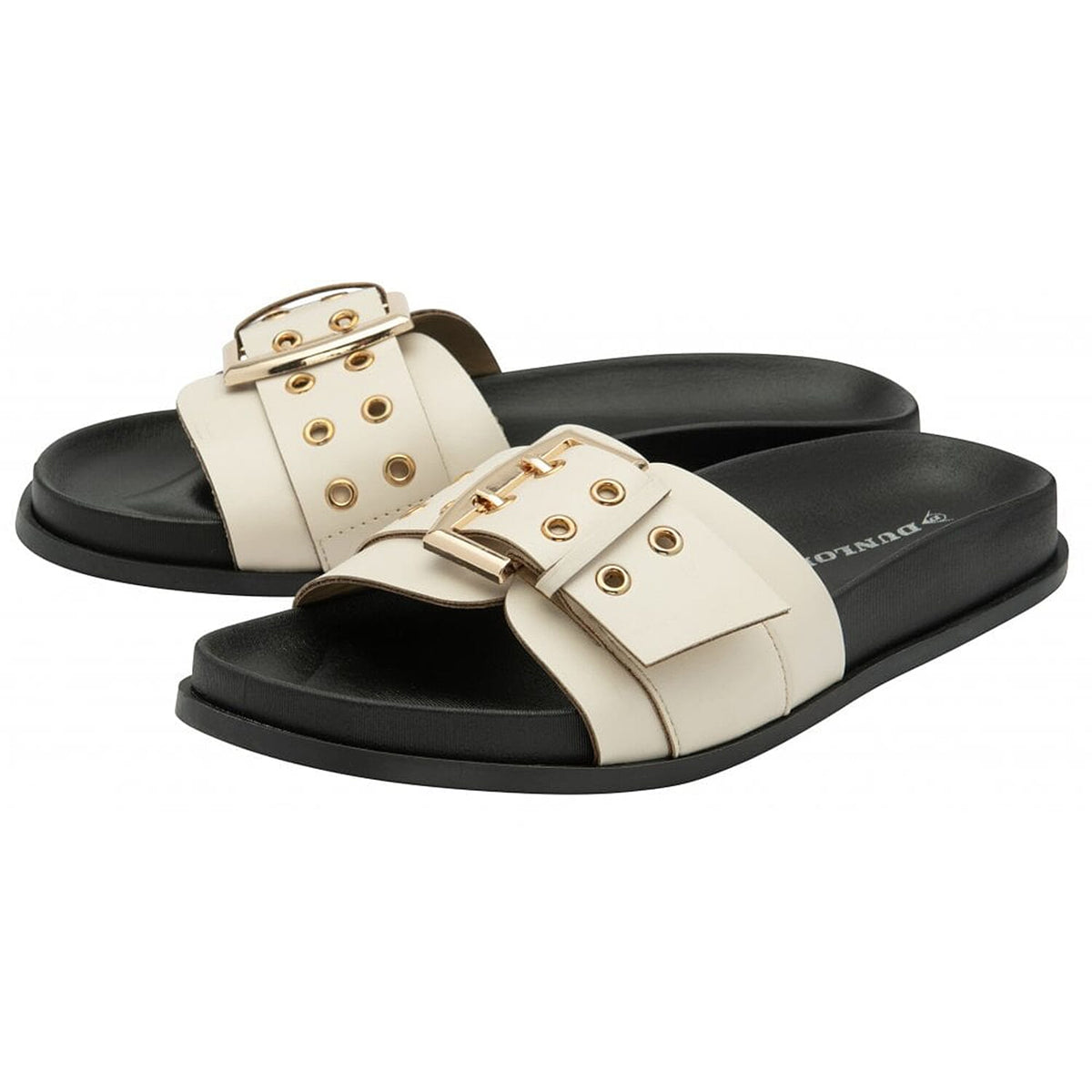 Dunlop Shiloh Open Toe Sandal (Size 3) - Off White 7774686 0