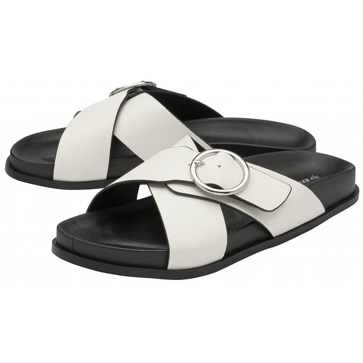 Dunlop Tegan Mule Sandal (Size 3) - White 7774699 0