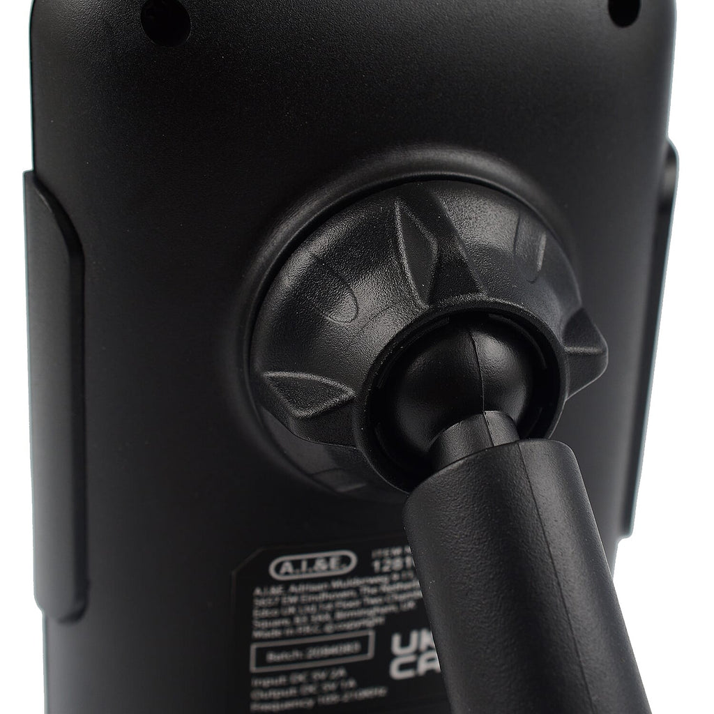 Dunlop Car Phone Holder and Wireless Charger - Black