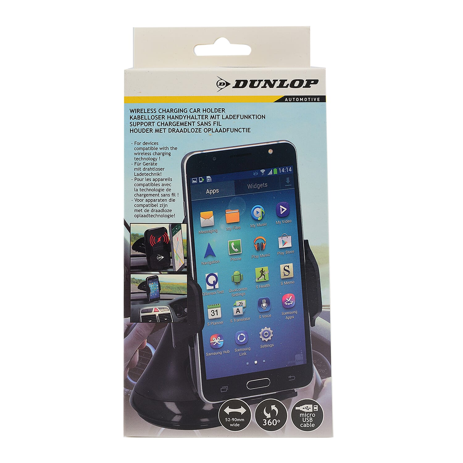 Dunlop Wireless Mobile Phone Holder with Charging Function 7694529 6