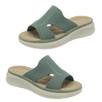 Dunlop Womens Wren Comfortable Casual Sandals (Size 3) - Sage Green