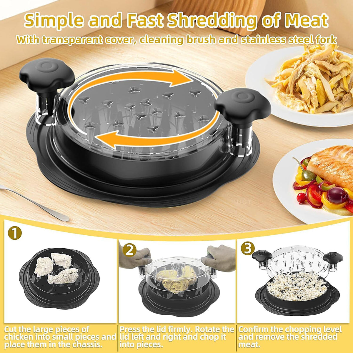 Meat Shredder - Pork, Chicken, Beef - Dishwasher Safe 8111327 1