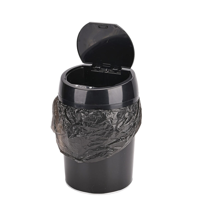 Sensor Smart Trash Can - 10L Automatic Dustbin with ABS Lid & PP Body - Black
