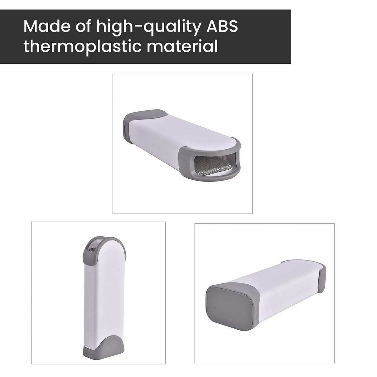 Set of 2 Reusable Lint Remover with Self-Cleaning Base - Grey 7083523 6