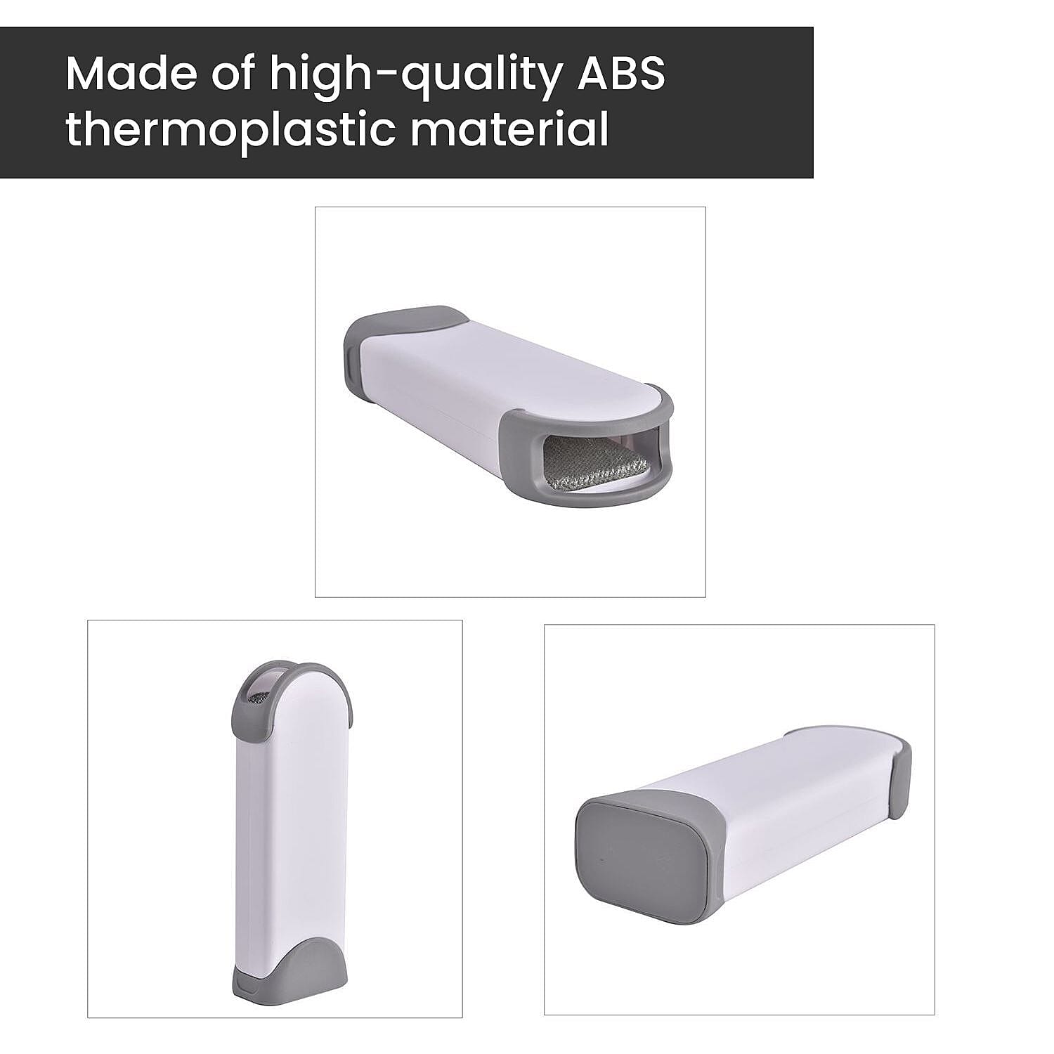 Set of 2 Reusable Lint Remover with Self-Cleaning Base - Grey 7083523 6