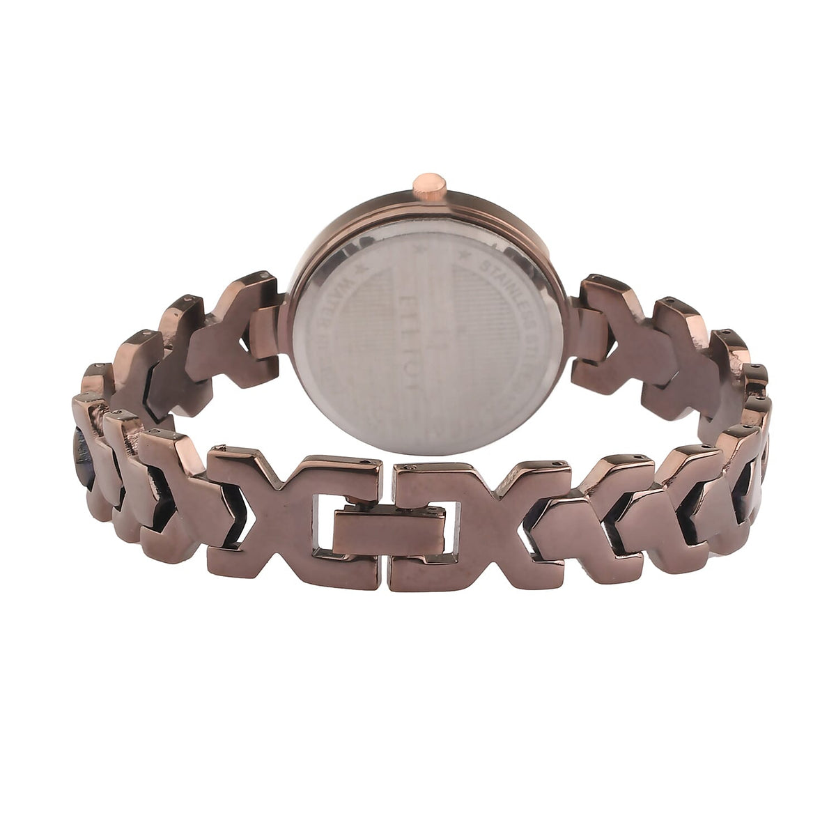 ELLIOT Japanese Movement Water Resistant Watch with Brown Colour Chain Strap 7341007 3