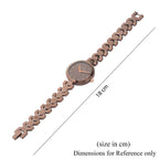 Closeout Deal - ELLIOT Japanese Movement Water Resistant Watch with Brown Colour Chain Strap
