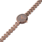 Closeout Deal - ELLIOT Japanese Movement Water Resistant Watch with Brown Colour Chain Strap