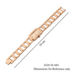 Closeout Deal - ELLIOT Japanese Movement Water Resistant Watch with Rose Colour Chain Strap