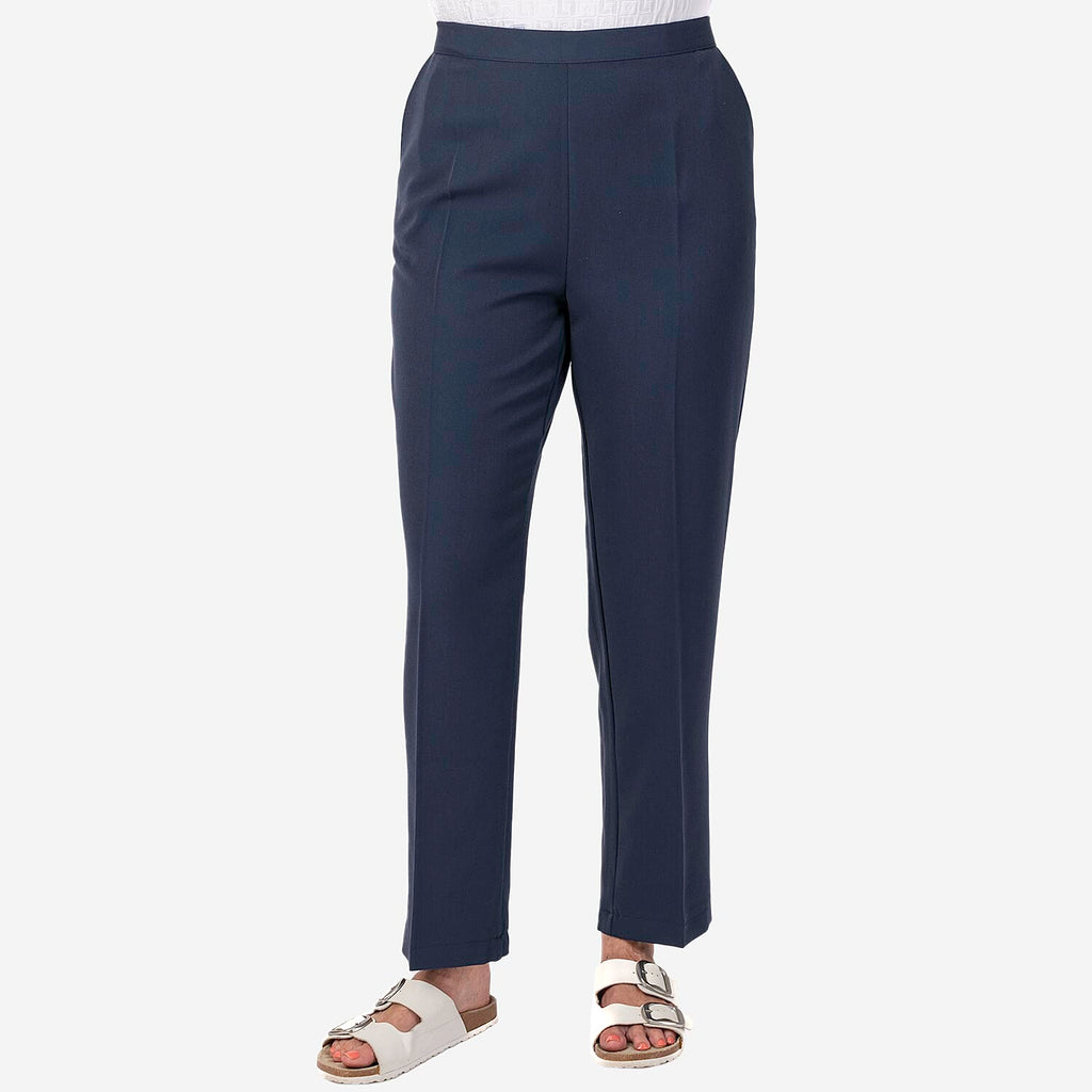 EMMA Two Way Stretchable Trouser (Size 10) - Navy