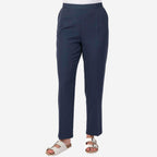 EMMA Two Way Stretchable Trouser (Size 10) - Navy