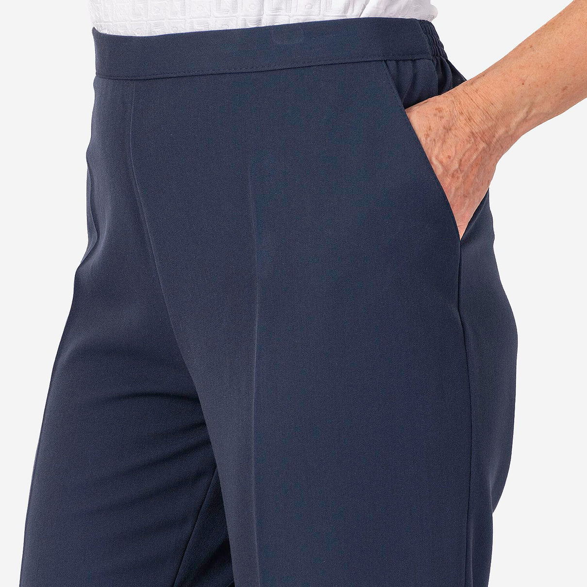 EMMA Two Way Stretchable Trouser (Size 10) - Navy 7265881 3
