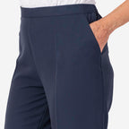 EMMA Two Way Stretchable Trouser (Size 10) - Navy