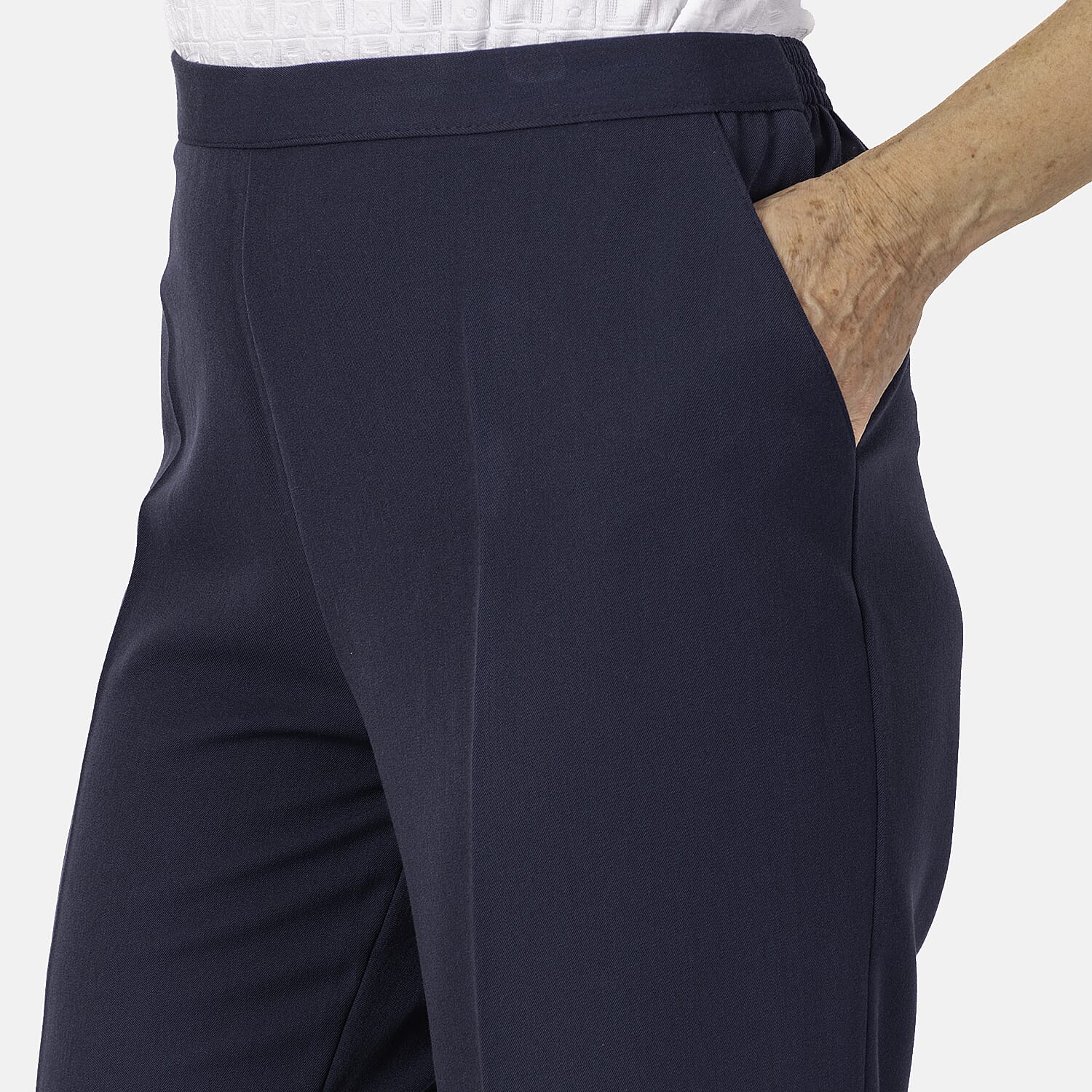 EMMA Two Way Stretchable Trouser (Size 10) - Navy 7265881 3