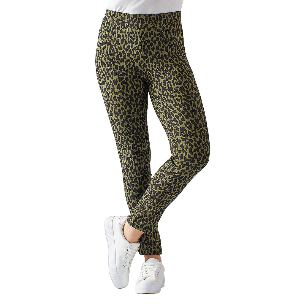 EMRECO Animal Bengaline Trouser with Elasticated Waistband (Size 16) - Khaki