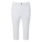 Emreco Cotton Crop Trouser (Size 10) - White