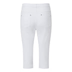 Emreco Cotton Crop Trouser (Size 10) - White
