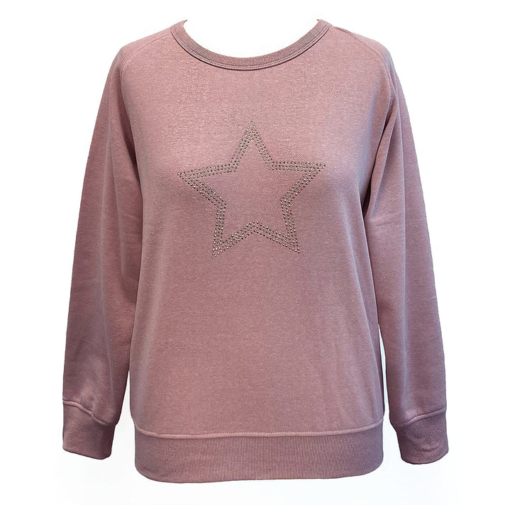 EMRECO Diamante Star Sweater with Long Sleeves (Size XL) - Pink 7212790 1