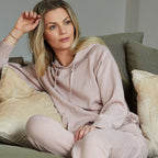EMRECO Fleece Lined Hoodie with Drawstring (Size 14) - Pink