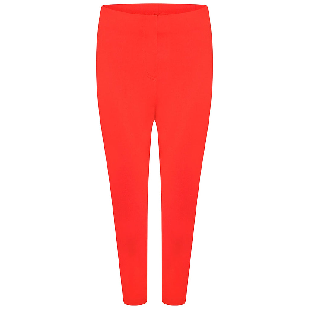Emreco Stretchable Bengaline Crop Trouser (Size 14) - Red