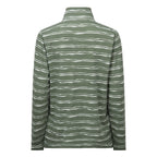 EMRECO Striped Half Zip Sweatshirt with Long Sleeves (Size 10) - Khaki