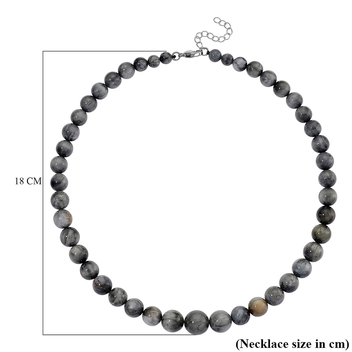 Eagle Eye Beads Necklace (Size - 20-2 Ext) with Lobster Clasp 420.00 Ct. 8185625 6