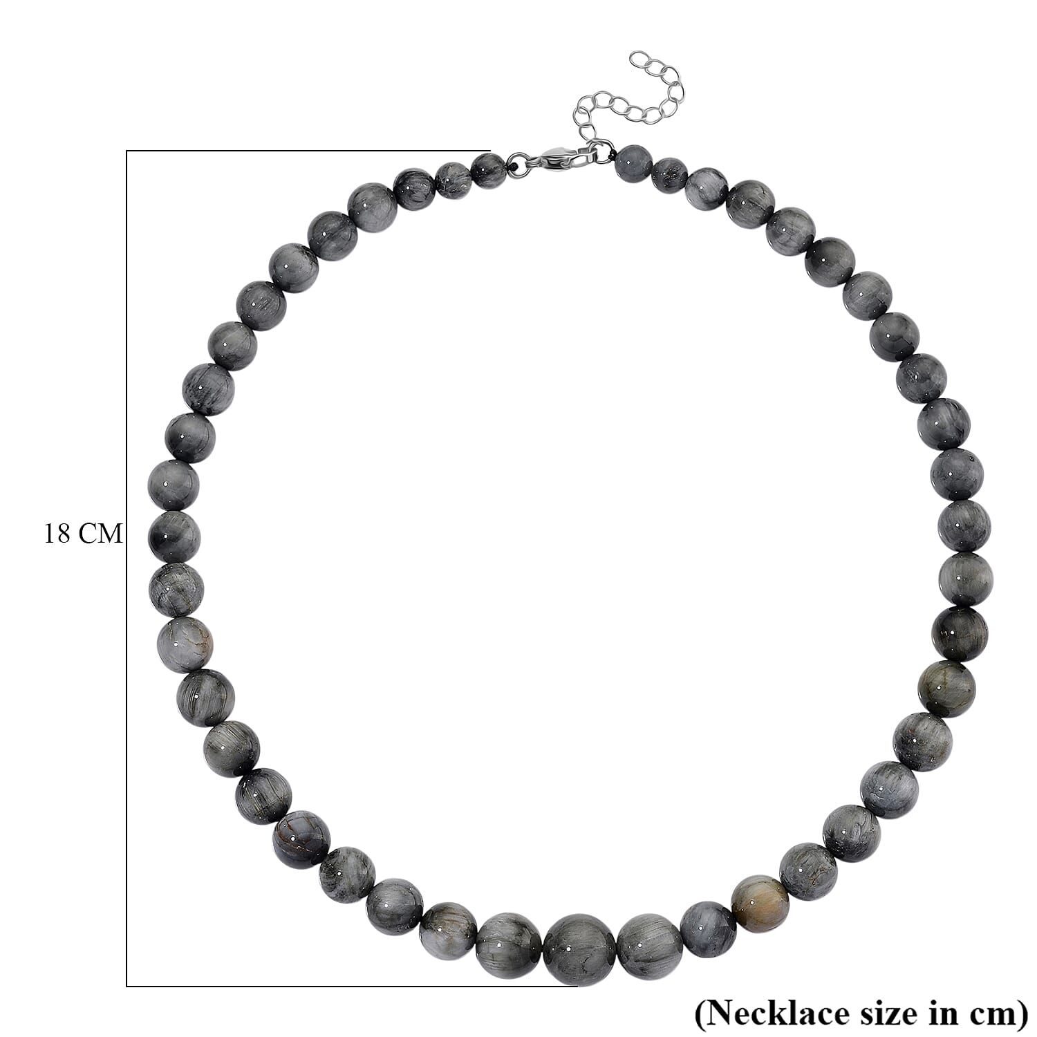Eagle Eye Beads Necklace (Size - 20-2 Ext) with Lobster Clasp 420.00 Ct. 8185625 6